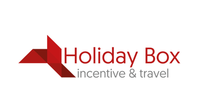 logotype for travel agency Holiday Box